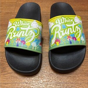 Men’s White Runtz Slide Sandals Size 38-39 NWOT